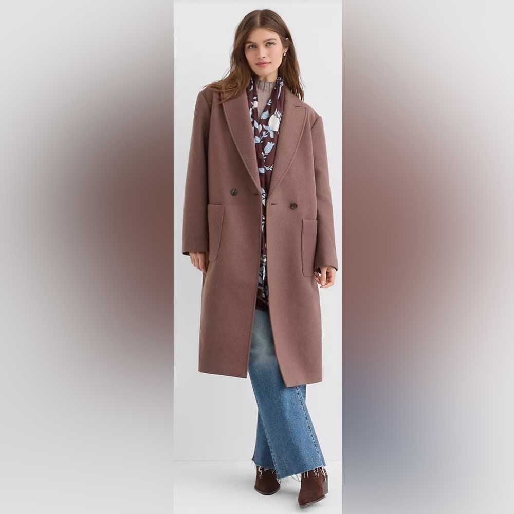 LOFT Women’s Patch Pocket Coat Size Small Brand New